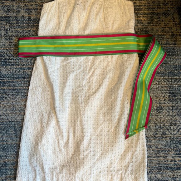 Vineyard Vines Eyelet Strapless Dress with Ribbon - Size 6 NWOT - Picture 7 of 7